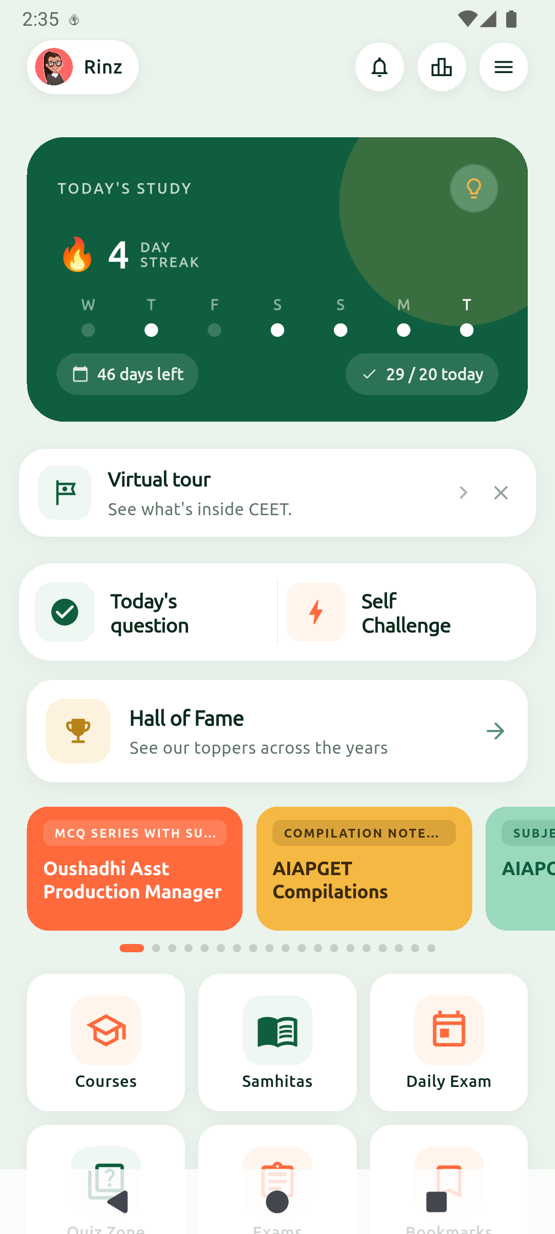 CEET Ayurveda Android app screenshot 1 of 5
