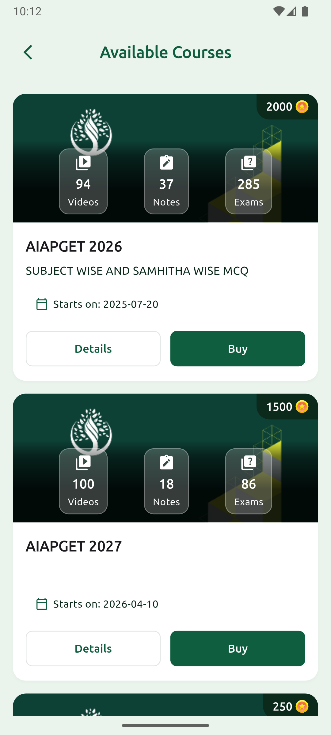 CEET Ayurveda Android app screenshot 4 of 5