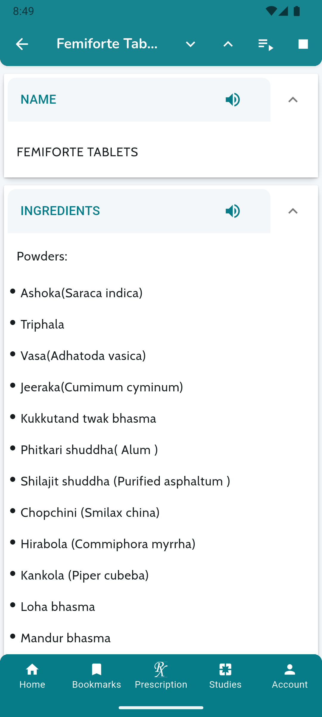 Patented medicines