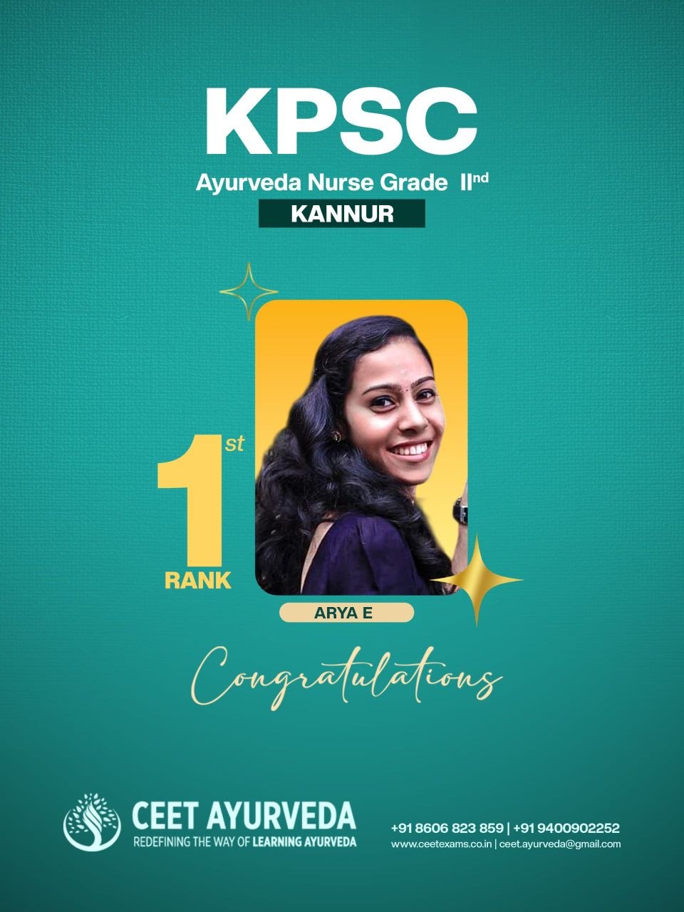 KPSC AYU-NURSING GD 2 TOPPERS 2026
